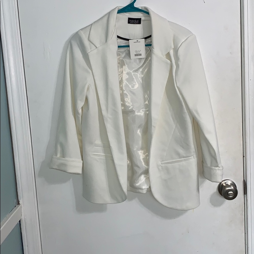 White blazer